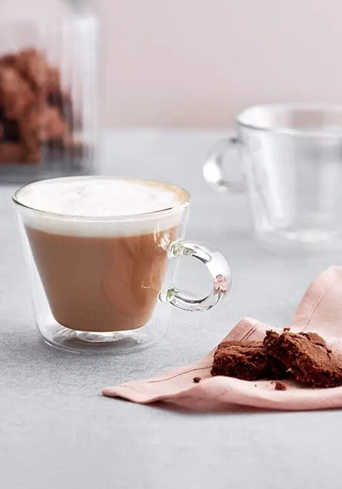 Judge Set of 2 Double Walled Cappuccino Glasses, 250ml