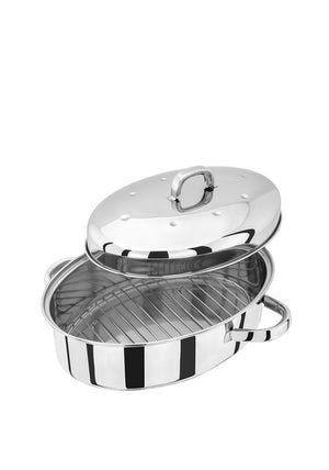 Judge Speciality Cookware Oval Roaster with Rack, 32cm