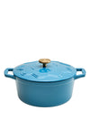 Judge Enamelled Cast Iron 4.5L Casserole Dish, Blue