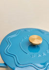 Judge Enamelled Cast Iron 4.5L Casserole Dish, Blue