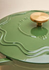 Judge Enamelled Cast Iron 4.5L Casserole Dish, Green