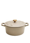 Judge Enamelled Cast Iron 4.5L Casserole Dish, Natural