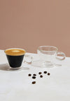 Judge Duo Set of 2 Espresso Glass Cups, 75ml