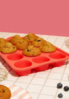 JUDGE SILICONE 12 CUP MUFFIN TIN CUP BERRY