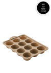 JUDGE SILICONE 12 CUP MUFFIN TIN CUP HAZLENUT