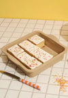JUDGE SILICONE SQUARE CAKE TIN HAZLENUT