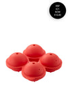 JUDGE SILICONE ROUND ICE CUBE MOLD BERRY