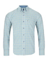 Andre Jackson Gingham Shirt, Green & Blue Multi