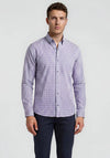 Andre Jackson Gingham Shirt, Purple Multi