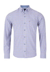 Andre Jackson Gingham Shirt, Purple Multi