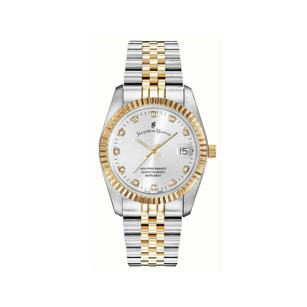 Jacques du Manoir NRO07 Womens Watch, Silver & Gold