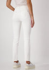 Monari Rhinestone Embellished Jeans, Off-White