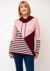 Jessica Graaf Funnel Neck Knit Jumper, Pink
