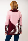 Jessica Graaf Funnel Neck Knit Jumper, Pink
