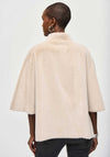 Joseph Ribkoff Oversized Short Faux Fur Coat, Champagne