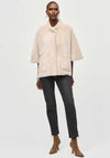 Joseph Ribkoff Oversized Short Faux Fur Coat, Champagne