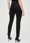 Joseph Ribkoff High Rise Slim Shimmer Jeans, Black