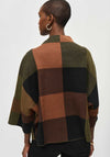 Joseph Ribkoff Check Dolman Sleeve Jumper, Multi