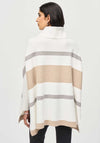 Joseph Ribkoff One Size Knit Poncho Jumper, Vanilla