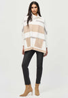 Joseph Ribkoff One Size Knit Poncho Jumper, Vanilla