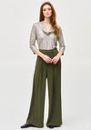 Joseph Ribkoff Metallic Cowl Neck Top, Gold