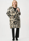 Joseph Ribkoff Fluffy Knit Coat, Tan
