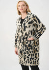 Joseph Ribkoff Fluffy Knit Coat, Tan