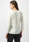 Joseph Ribkoff Scuba Jersey Button Top, Off White