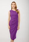 Joseph Ribkoff Ruched Pencil Dress, Majesty Purple