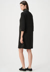 Joseph Ribkoff Scuba Jersey Funnel Neck Dress, Black