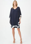 Joseph Ribkoff Chiffon Overlay Mini Dress, Navy