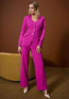 Joseph Ribkoff Crepe Fitted Jacket, Purple