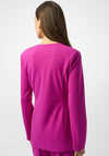 Joseph Ribkoff Crepe Fitted Jacket, Purple