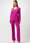 Joseph Ribkoff Crepe Fitted Jacket, Purple