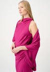 Joseph Ribkoff Satin Cover up Shawl, Magenta Pink
