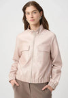 Joseph Ribkoff Faux Leather Jacket, Pink