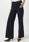 Joseph Ribkoff Goldie Classic Wide Leg Jeans, Dark Denim Blue