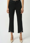 Joseph Ribkoff Straight Leg Rhinestone Jeans, Black