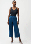 Joseph Ribkoff Rhinestone Culotte Jeans, Blue