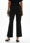 Joseph Ribkoff Repreve® Embroidered Straight Leg Jeans, Black