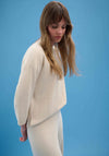 Joseph Ribkoff Mock Neck Sweater, Cream