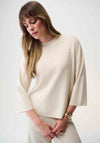 Joseph Ribkoff Mock Neck Sweater, Cream