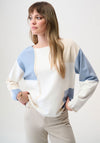 Joseph Ribkoff Colour Block Knit Jumper, Blue