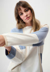 Joseph Ribkoff Colour Block Knit Jumper, Blue