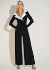 Joseph Ribkoff Silky Knit Wide Leg Jumpsuit, Black