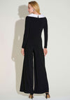 Joseph Ribkoff Silky Knit Wide Leg Jumpsuit, Black