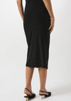 Joseph Ribkoff Jersey Button Detail Pencil Skirt, Black