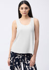 Joseph Ribkoff Round Neck Tank Top, White