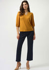 Joseph Ribkoff Jersey V Neck Top, Gold