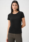 Joseph Ribkoff Silky Knit Fitted T-Shirt, Black